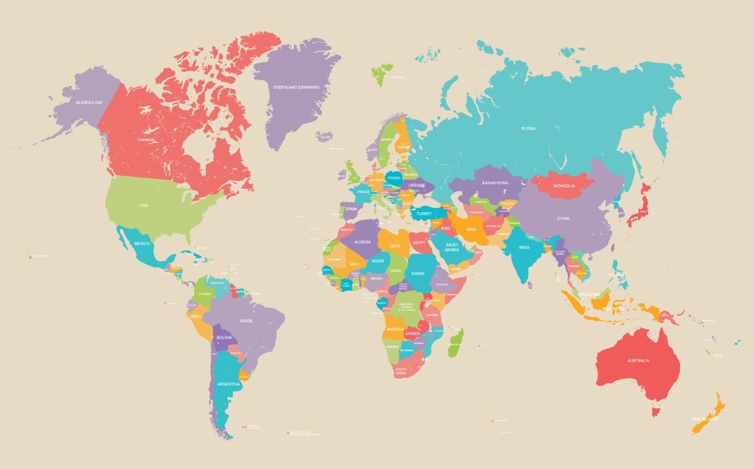Cosmic world map